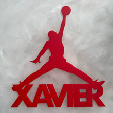 Load image into Gallery viewer, Basketball cake topper
