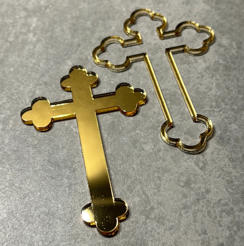 Orthodox Cross Plaque/Topper (From $15)